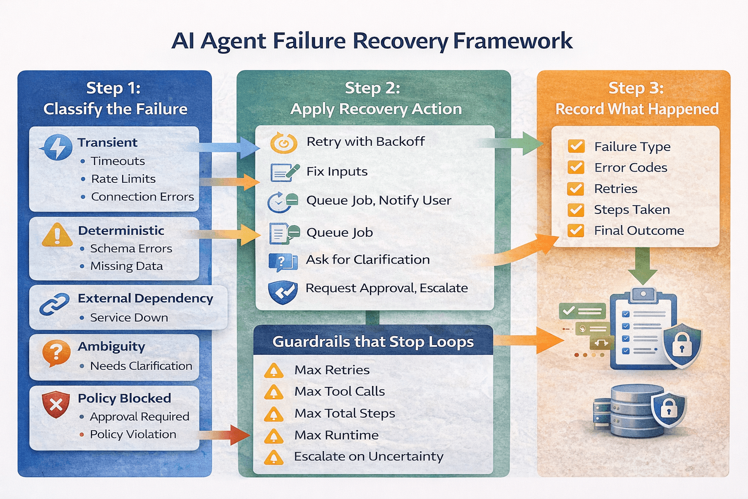 AI Agent Failure Recovery 2026: How to Design Agents That Don’t Loop, Panic, or Break Your Systems