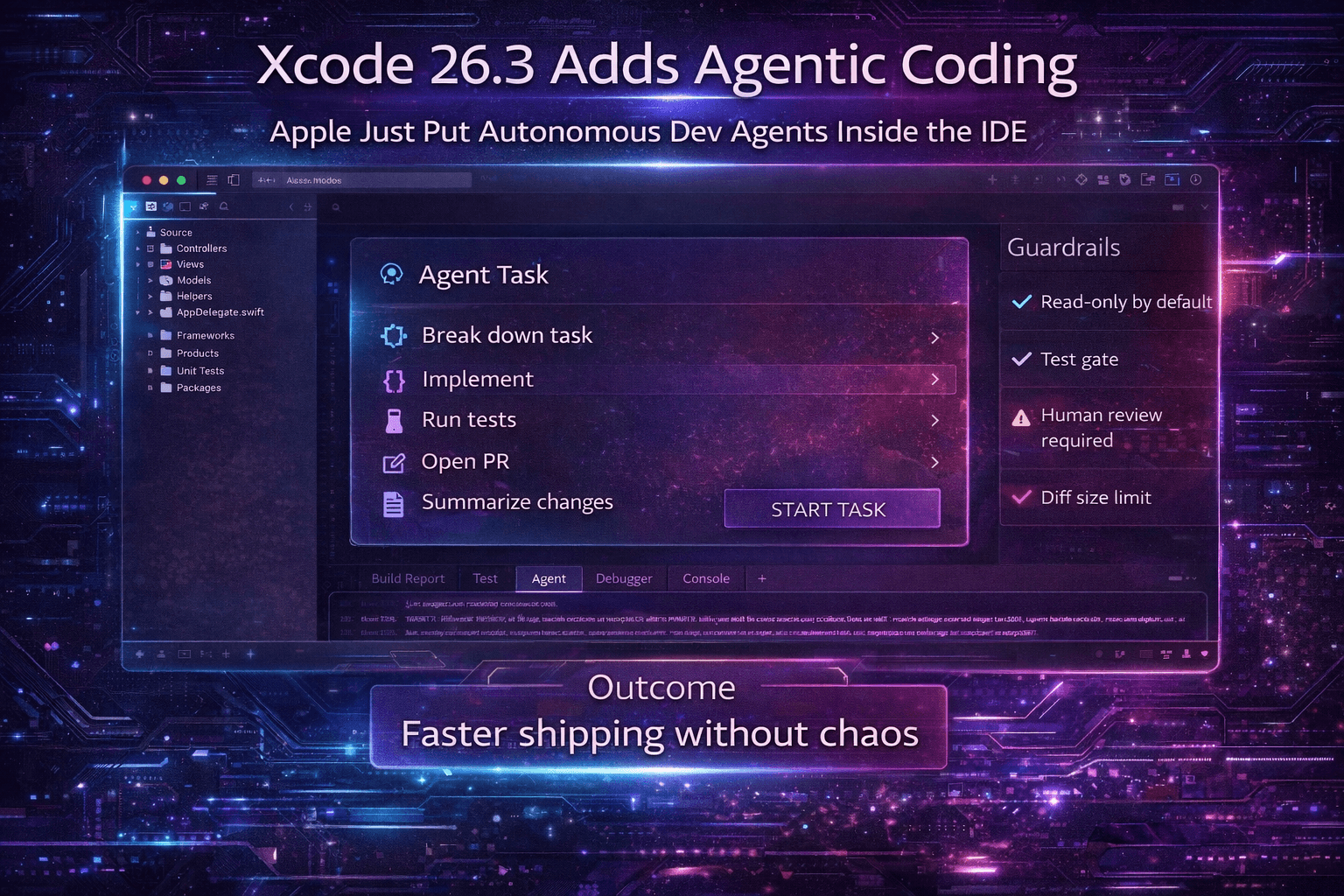 Xcode 26.3 Adds Agentic Coding: Apple Just Put Autonomous Dev Agents Inside the IDE