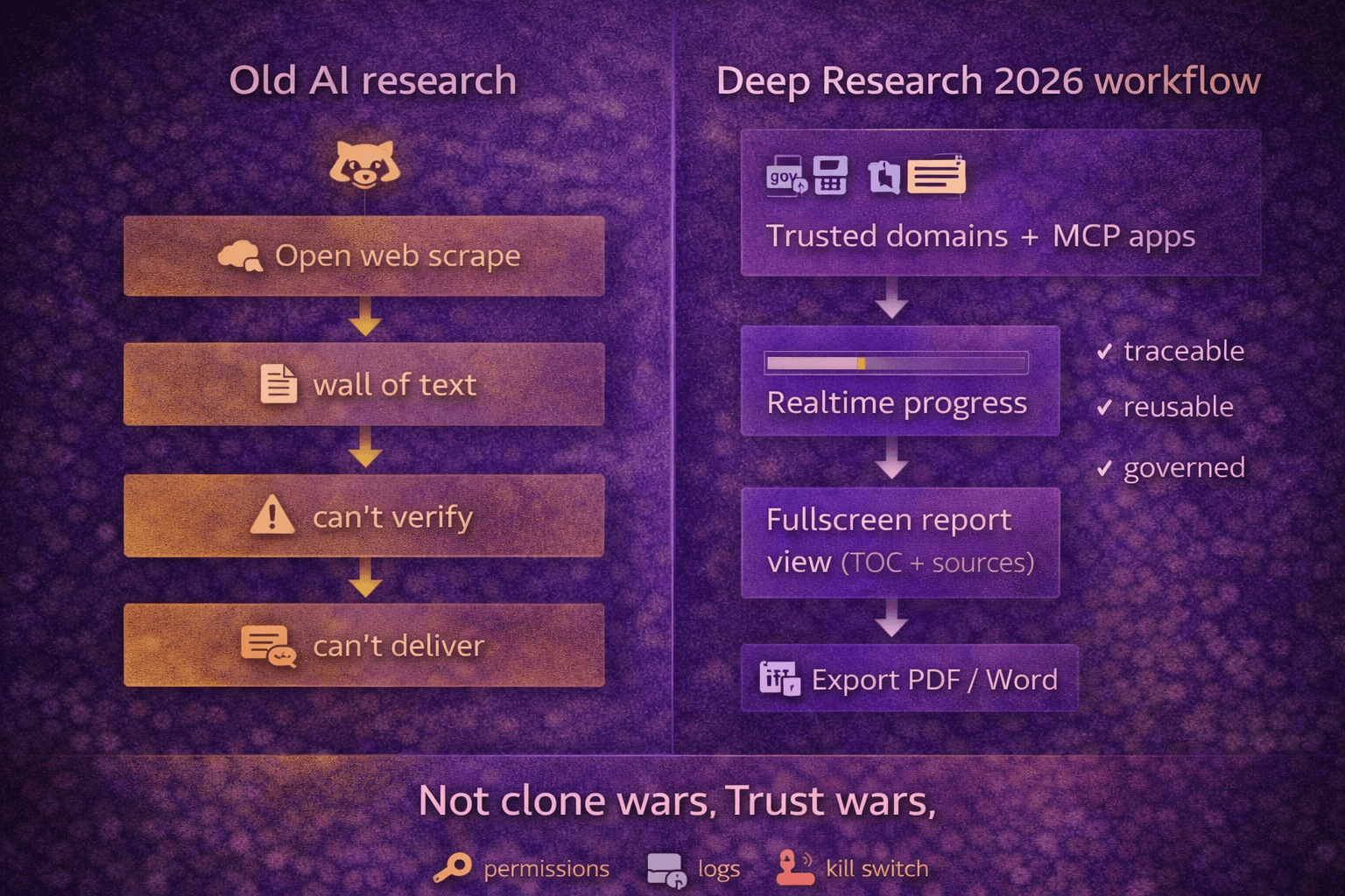 ChatGPT Deep Research Update: Trusted Sources, MCP App Connections, and Reports You Can Actually Deliver